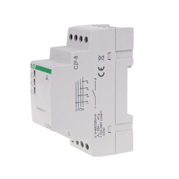 Przekaźnik zaniku i asymetrii faz 10A 1Z 4sek 55V CZF-B na szynę DIN TH35