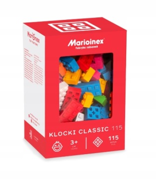 MARIOINEX KLOCKI KONSTRUKCYJNE WAFLE CLASSIC 115