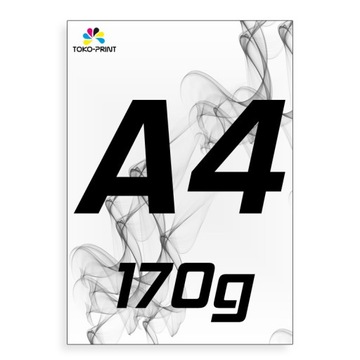 ULOTKI A4 250 szt. PLAKATY ULOTKA - KREDA 170g.