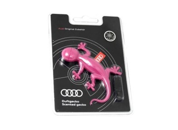 ZAPACH ODŚWIEŻACZ GEKON GEKONIK AUDI RÓŻOWY ASO ORYGINAŁ KOLEKCJA AUDI ASO