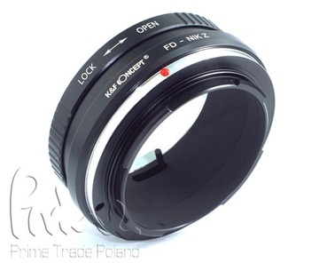 Adapter Canon FD - Nikon-Z FL przejściówka Z6 Z7 Z8 Z9 Z5 Z30 Z50 Concept
