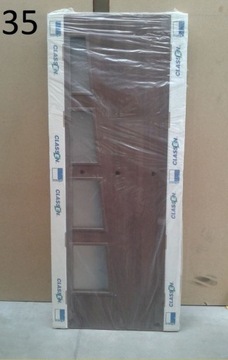 Skrzydło Classen Adonis 4/4 szyby, 80 Lewe, Orzech