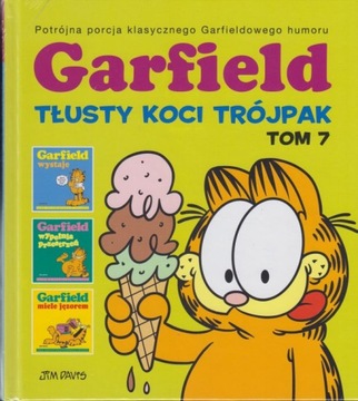 Garfield Tłusty koci trójpak Tom 7 - Jim Davis