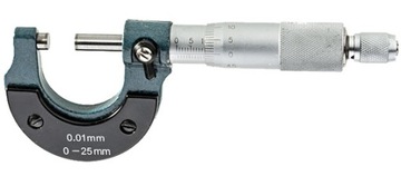 MIKROMETR NONIUSZOWY ZEWNĘTRZNY 0.01MM 0-25MM