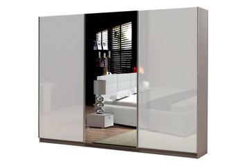 SZAFA WYSOK POŁYSK LUSTO 240X245X69 DOWOLNY ŚRODEK