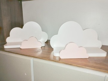 ДЕРЕВЯННАЯ ПОЛКА CLOUD МДФ 40 см РАЗНЫЕ ЦВЕТА