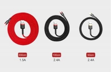 КАБЕЛЬ BASEUS KEVLAR УСИЛЕННЫЙ 2A 2M USB TYP C