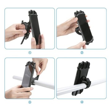 ДЕРЖАТЕЛЬ ДЛЯ ВЕЛОСИПЕДА ДЛЯ ТЕЛЕФОНА, СМАРТФОНА, МОТОЦИКЛА GPS