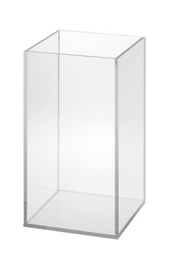 Pojemnik podest kubik z plexi 10x10x18 cm