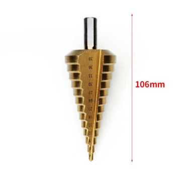 СВЕРЛО ДЛЯ РОЖДЕСТВЕНСКОЙ ЕЛКИ С КОНИЧЕСКОЙ СТУПЕНЬЮ HSS, БЫСТРОРЕЗКА 4-39 ММ