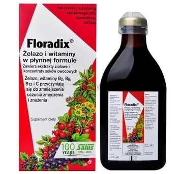 Floradix żelazo - produkcja krwinek czerwonych