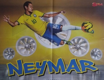 Плакат формата XL - ROBERT LEWANDOWSKI / NEYMAR
