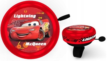 Dzwonek na kierownicę rower metalowy Cars Zygzak