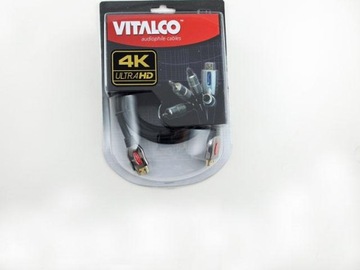 kabel przewód ultra HDMI 4K ver. 2.0 VITALCO 1,5m