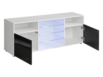 Тумба под телевизор для гостиной, GLOSS LED GLASS