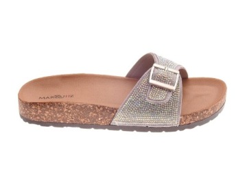 Женские тапочки с шпильками L-1032 Grey R.38