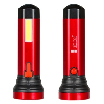 ФОНАРИК СВЕТОДИОДНЫЙ АККУМУЛЯТОРНЫЙ ЛАМПОЧКА, ЗАРЯЖАЕМАЯ ПО ​​USB COB