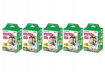 5 x FUJIFILM Instax Mini Cartridge 2x10шт — МУЛЬТИПАК — 100 фото