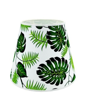 Klosz Abażur Stożek PCV Tropical 12x25x19 cm