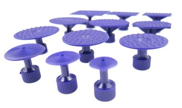 ADAPTERY PDR do WYCIĄGANIA wgnieceń Grzybki do PULLERA 12szt ADAPTERÓW