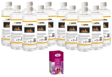 ZESTAW 12L BIOPALIWO BIOETANOL płyn paliwo biokominka olejek dzika orchidea