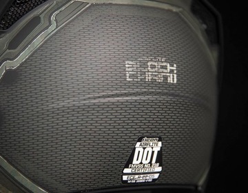 ШЛЕМ ICON AIRFLITE BLOCKCHAIN ​​+ размер ТЕМНОЕ СТЕКЛО. С