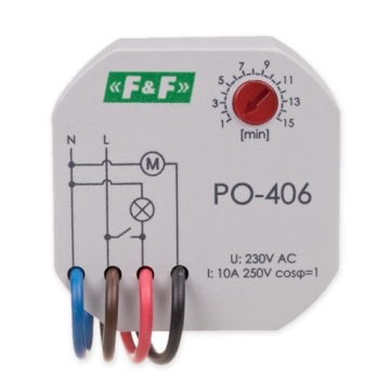 F&F PRZEKAŹNIK CZASOWY ZWŁOKA OPADANIA PO-406