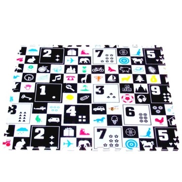 FOAM PUZZLE LARGE Развивающий коврик для малышей 180x120см Пена ЭВА
