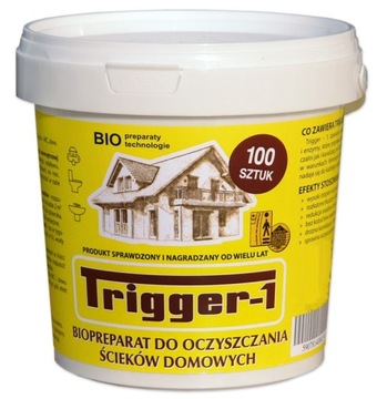 TRIGGER-1 100 szt. Oczyszczalnie szamba ścieki