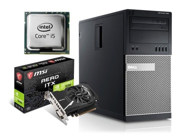 Komputer do gier Dell Core i5 250 SSD GT-1030 12GB