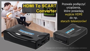 Переходник-конвертер HDMI-EURO SCART
