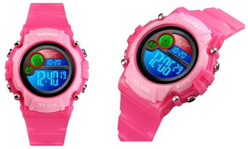 SUPER ZEGAREK DLA DZIECKA KOLOROWE LED NOWY MODEL