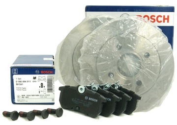 BOSCH TARCZE + KLOCKI TYŁ DO FORD FOCUS MK1 I