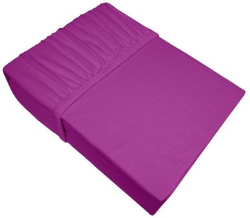 Greno prześcieradło jersey 200x220cm fuksja