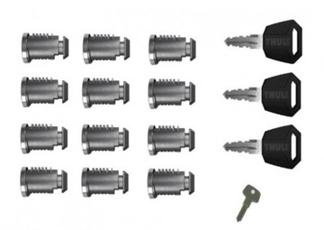 Thule 4512 zamki wkładki z kluczem 12 szt. zestaw