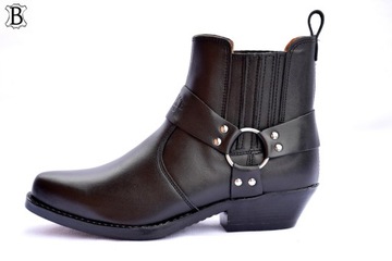 Мужские кожаные ковбойские сапоги RACEBOOTS KG1