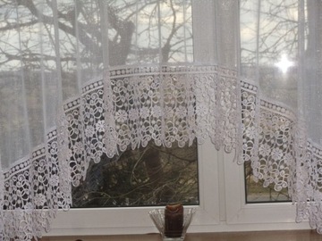 Кружево GUIPURA, БЕЛОЕ, 30 см