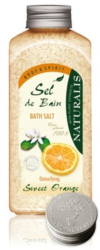 Naturalis Sweet Orange 1000g sól do kąpieli