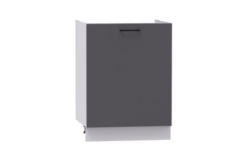 Szafka kuchenna dolna OSCAR D60ZL P/L Grafit połys