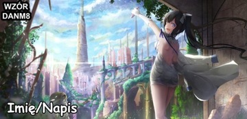 КРУЖКА аниме DanMachi Girls in Dungeon + надпись имени