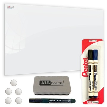 Магнитная стеклянная доска 180х120 SUPERWHITE