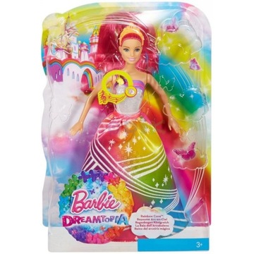 BARBIE DREAMTOPIA LALKA TĘCZOWA KSIĘŻNICZKA DRJ30