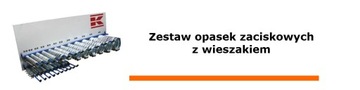 Зажим червячный KRAMP 9 мм х 100 мм 220 шт + ВЕШАЛКА.