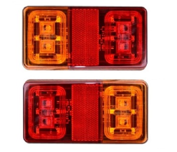 LAMPA ledowa przyczepy KOMPLET zespolona LED 2 SZT