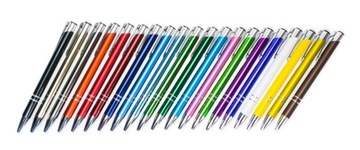 COSMO МЕТАЛЛИЧЕСКИЕ РЕКЛАМНЫЕ РУЧКИ 100 ШТ С ГРАВИРОВКОЙ