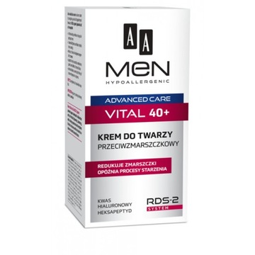 AA Men Advanced Care 40+ крем против морщин