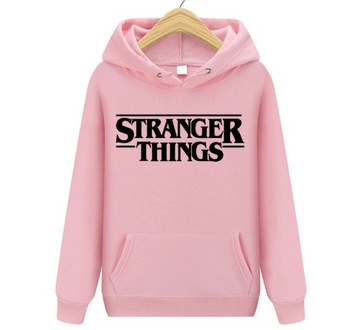 BLUZA DAMSKA STRANGER THINGS kapturem KANGURKA XL
