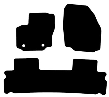 Коврики BASIC черные велюровые: минивэн Ford S-MAX MK1 2006-2012 гг.