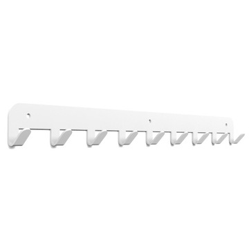 Wieszak METALOWY na klucze i ubrania 45 cm BIAŁY !