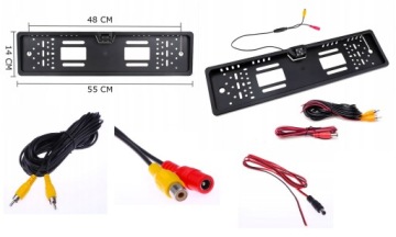 КАМЕРА ЗАДНЕГО НАПРАВЛЕНИЯ В РАМКЕ НОМЕРНОГО ЗНАКА С 4 СВЕТОДИОДАМИ